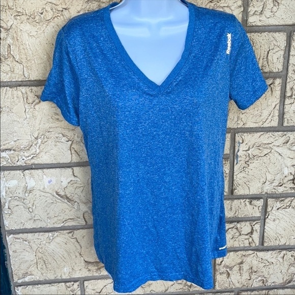 Reebok Blue V Top workout Running Size Large gym running - Picture 1 of 8